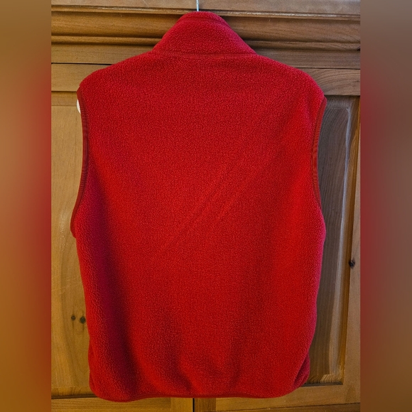 VINTAGE 70's PATAGONIA SYNCHILLA VEST STYLE 25182 WOMENS MEDIUM RED ZIP UP - Picture 8 of 15